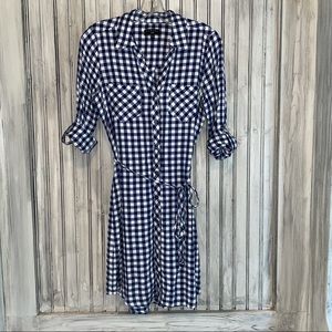Tinsel Blue Gingham Shirt Dress from Stitch Fix